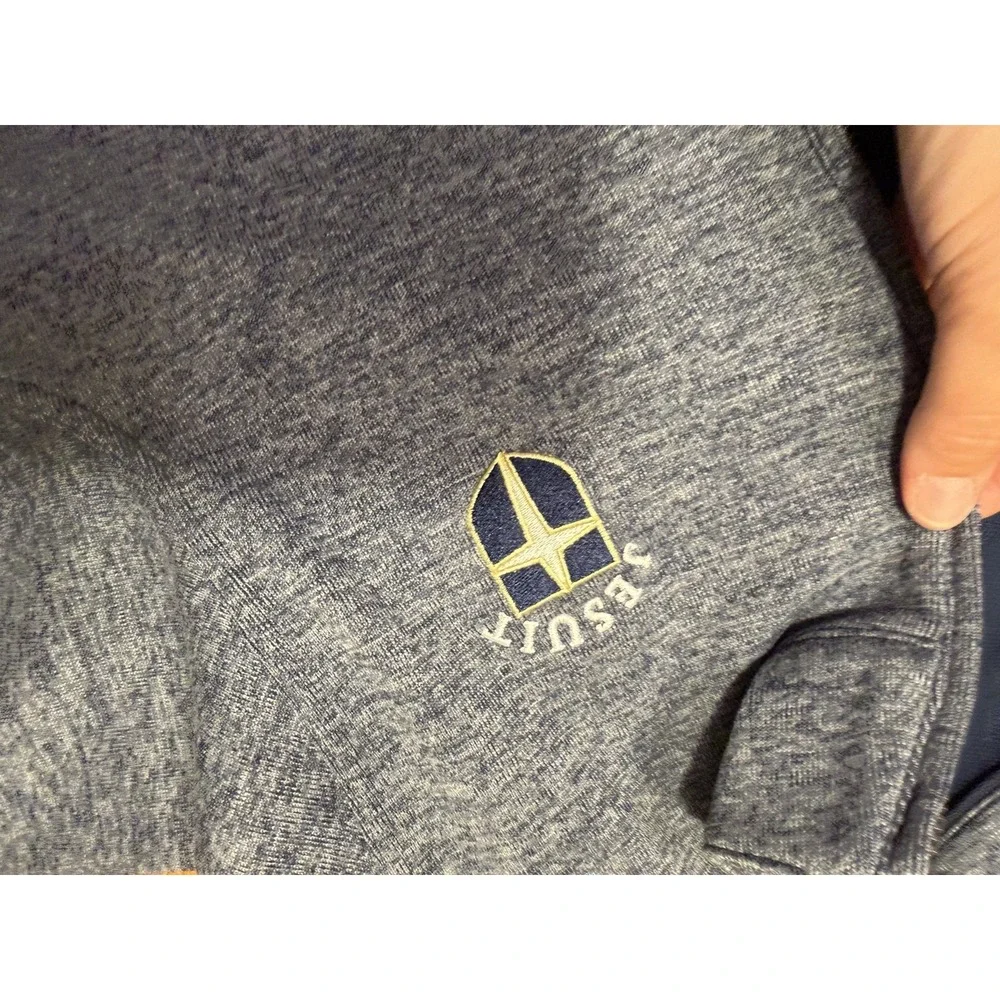 Mens Medium Nike Jordan 1/4 Zip Fleece Long Sleeve With Logo